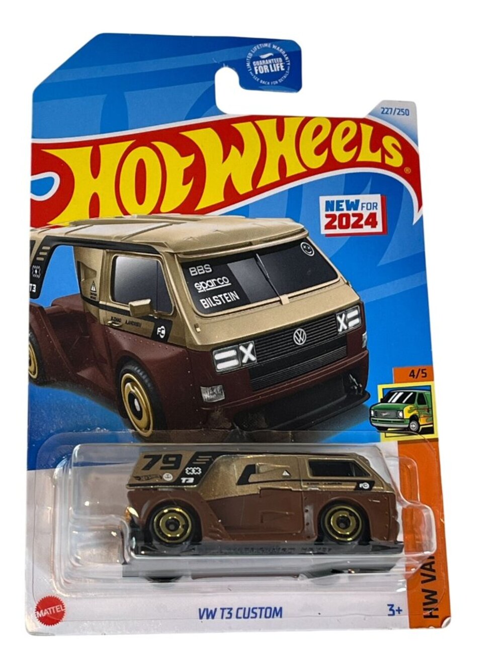 Hot Wheels 2024 VW T3 Custom HW Vans 4/5 Diecast 1:64 New on Card